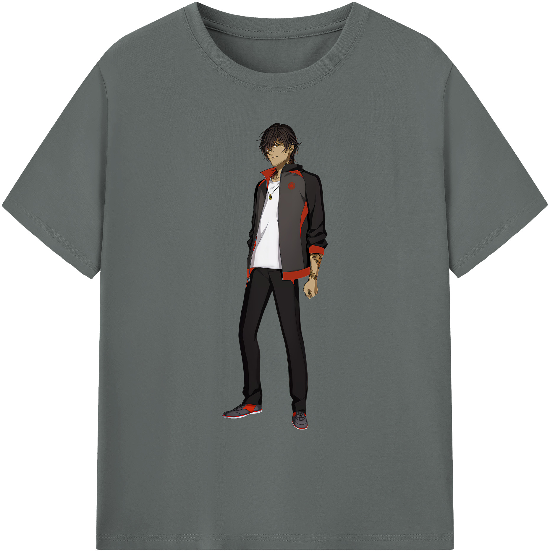 （画像用） 刀剣乱舞 Touken Ranbu 綿100％ メンズ半袖Tシャツ｜肌触りやわらか＆通気性